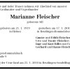 Sill Marianne 1919-2010 Todesanzeige